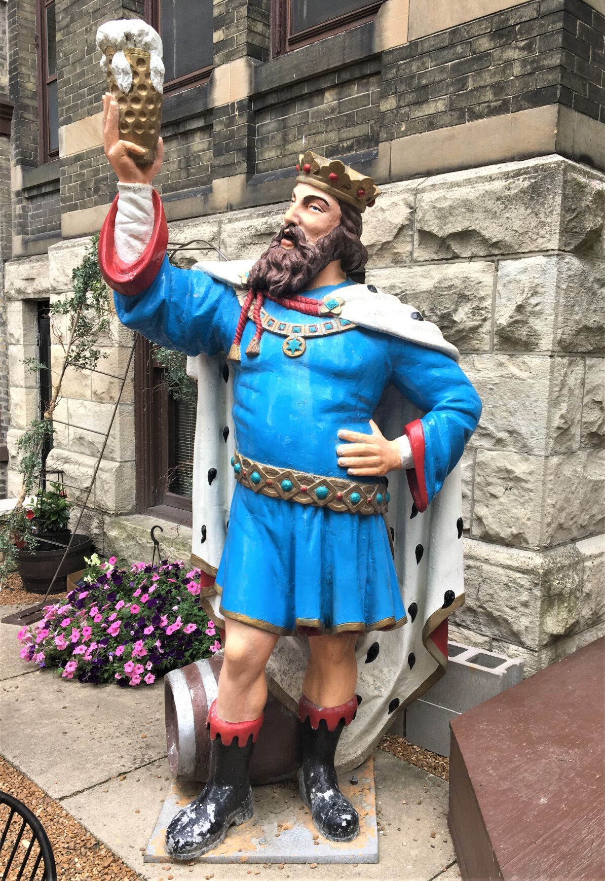King Gambrinus statue at Best Place at the Historic Pabst Brewery, 917 W. Juneau Ave. in downtown Milwaukee